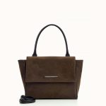 Brown Suede Carry Bag