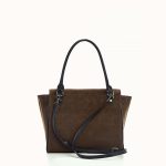 Brown Suede Carry Bag - Image 2
