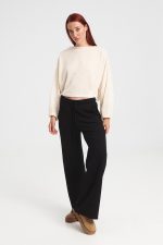 Παντελόνι Φούτερ Wide Leg με Ethnic Τσέπη - Image 3