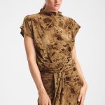 Μπλούζα με Vintage Floral Print