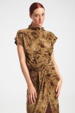 Μπλούζα με Vintage Floral Print