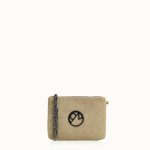 Taupe Suede Woman